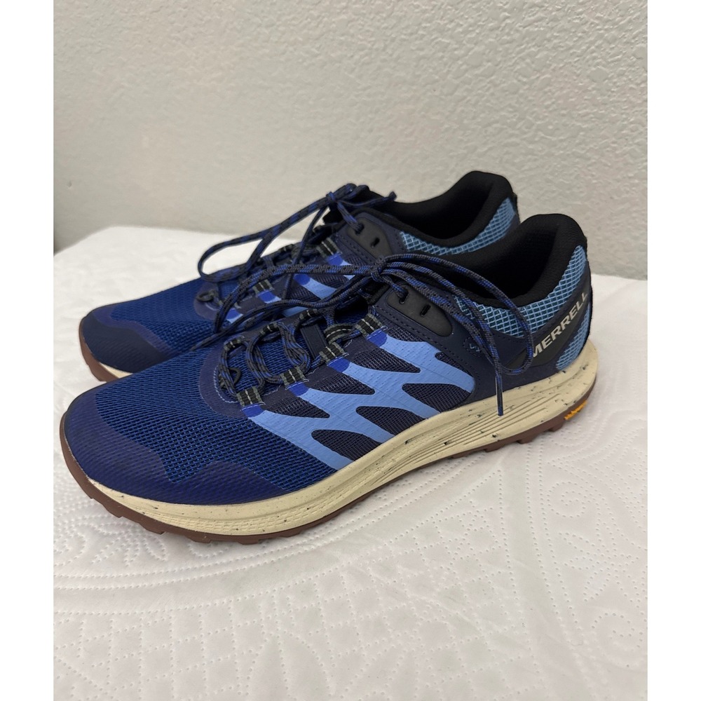 Merrell Nova 3 Blue Trail Running Shoes J068203 Men's Size 10 - Picture 11 of 11